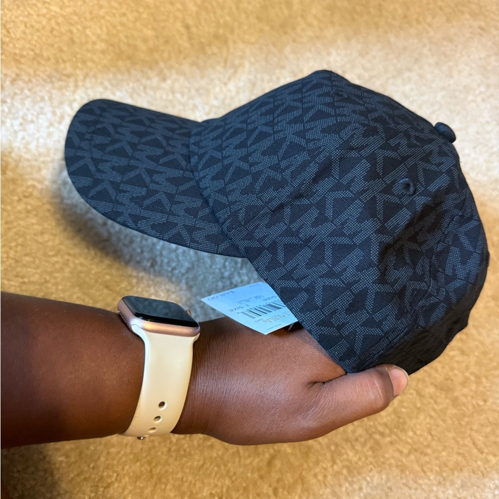 Michael Kors Black Quilted Hat